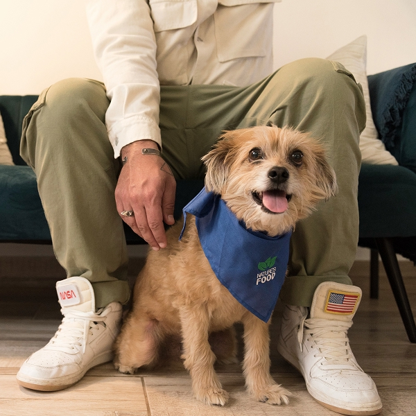 man with dog